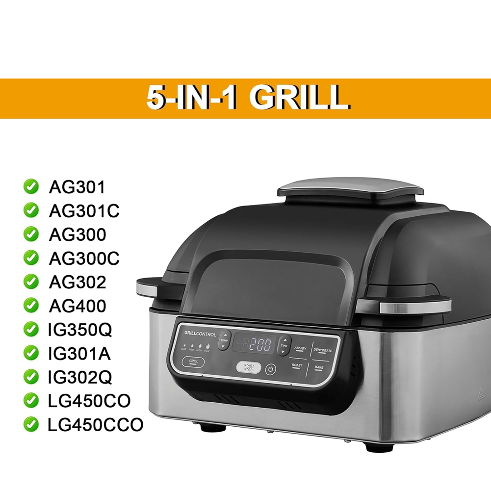 Ninja Air Fryer Af300 - M02K-Griglia e protezione anti-schizzi in acciaio