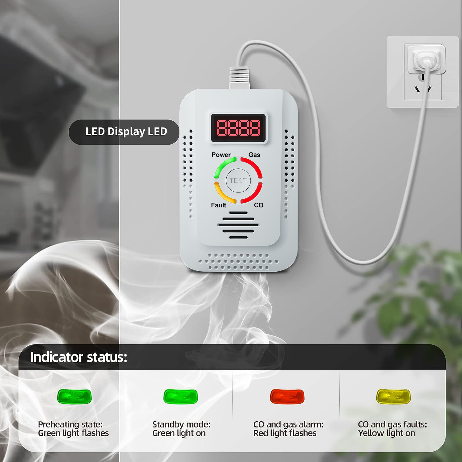 Kitchen Appliances Video - Rilevatore di Gas Naturale 2in1 e