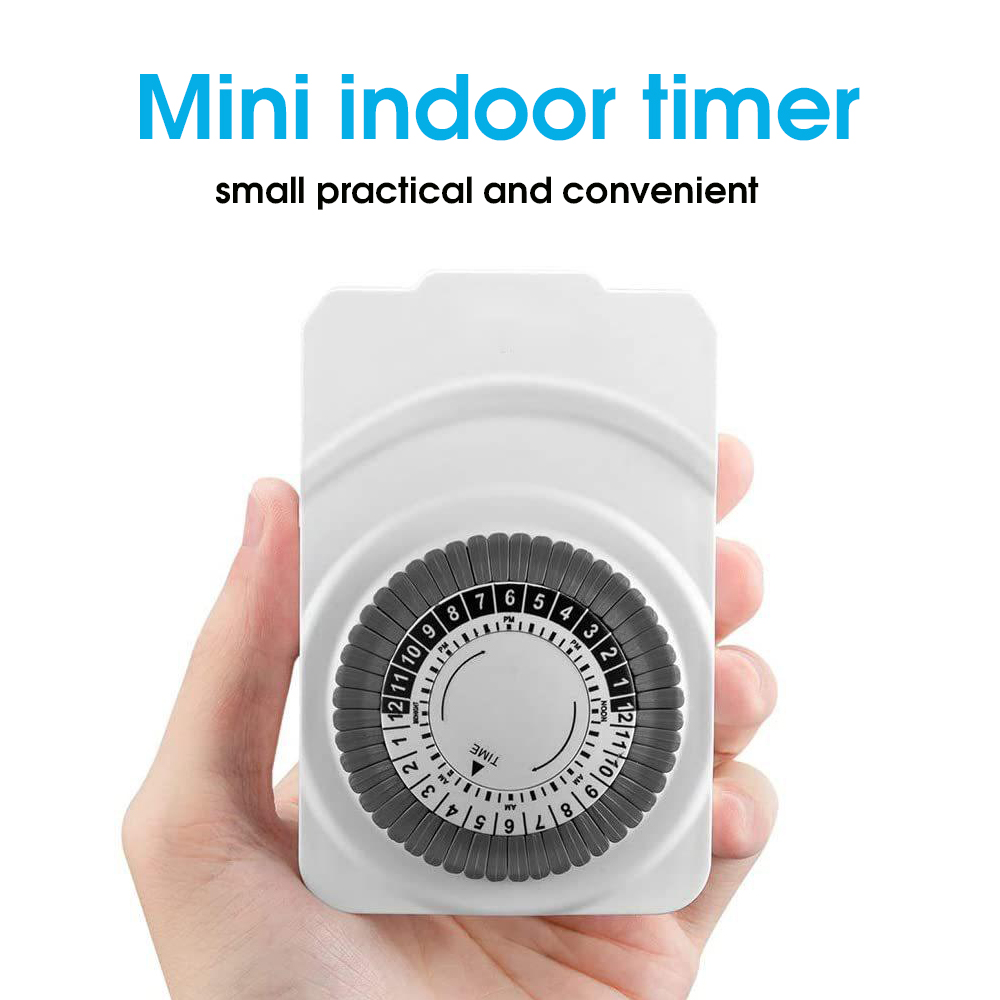 Kitchen Appliances Outlet - Timer Meccanico Ciclico 24 Ore, Presa