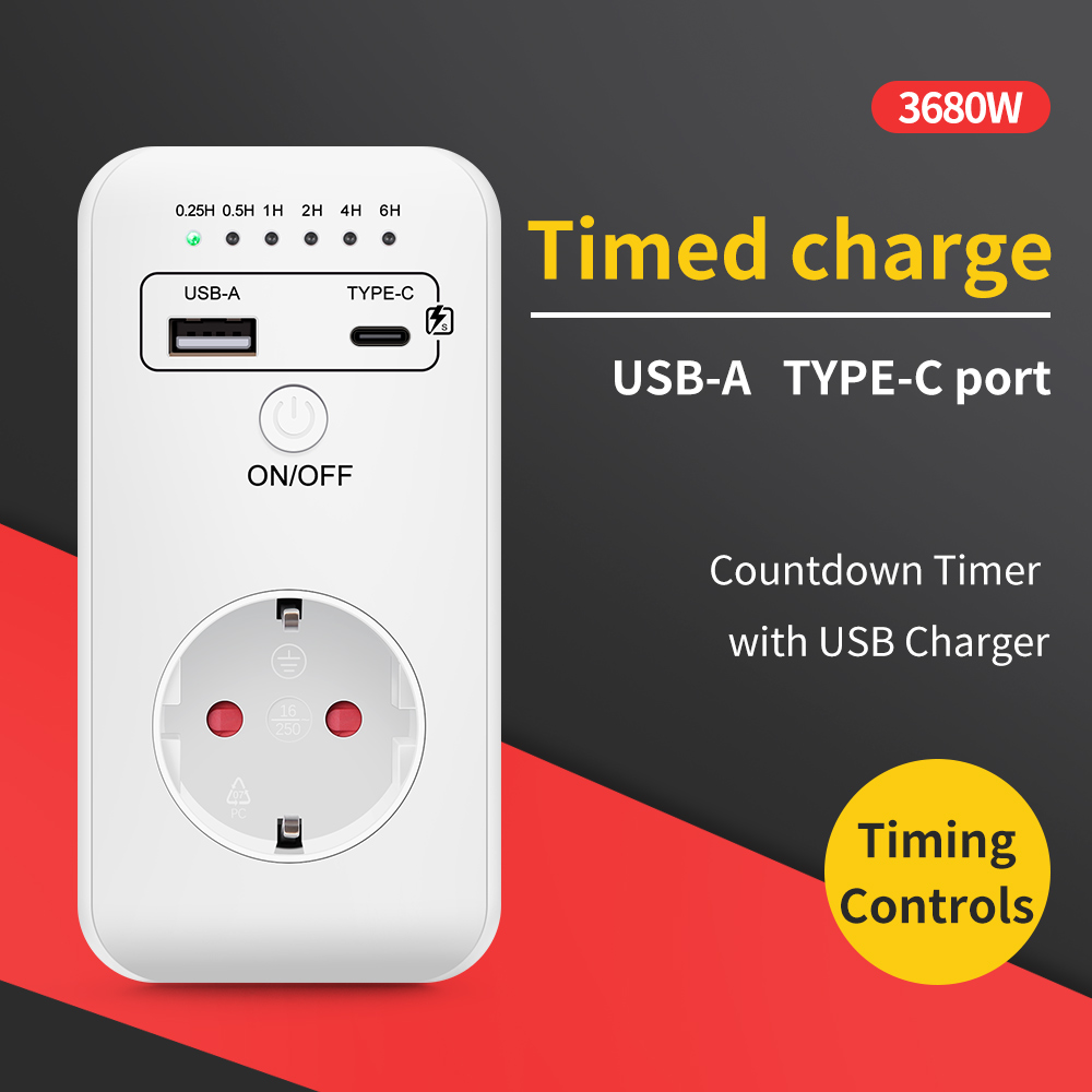 USB Type-C Timer Switch conto  - Kitchen Appliances Outlet recensione e prezzo