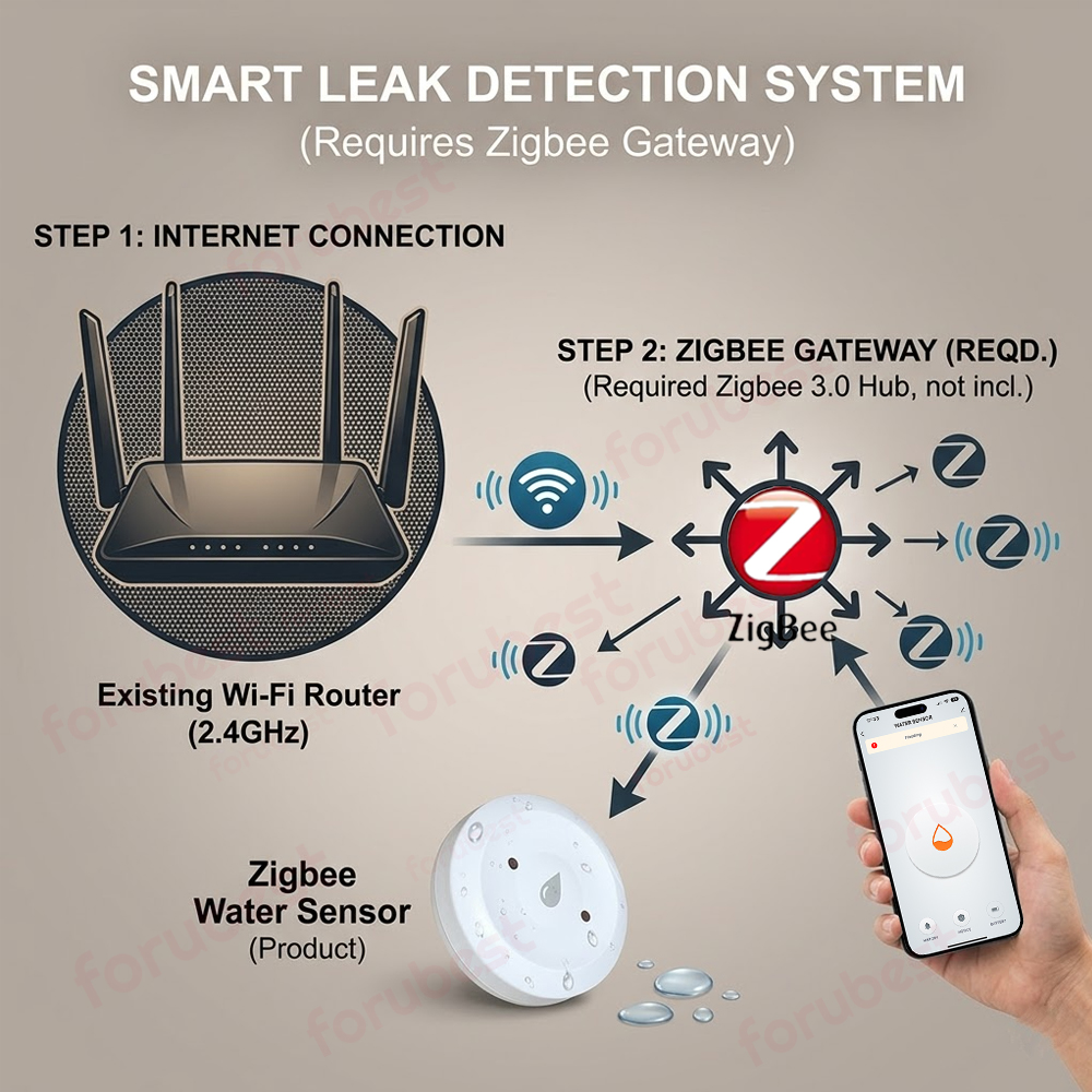 Sensore d'Acqua Zigbee, Rileva - Kitchen Appliances Video recensione e prezzo