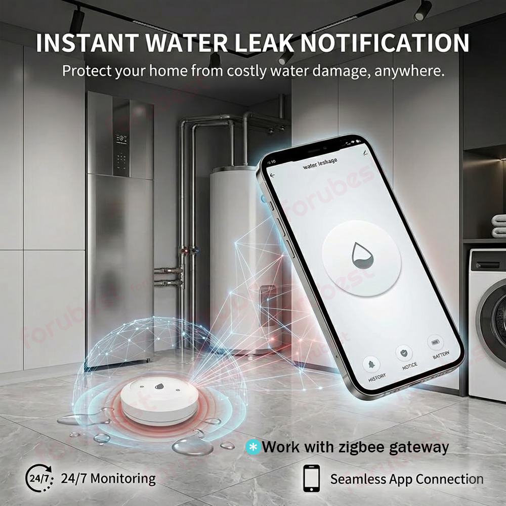 Sensore d'Acqua Zigbee, Rileva - Kitchen Appliances Video recensione e prezzo
