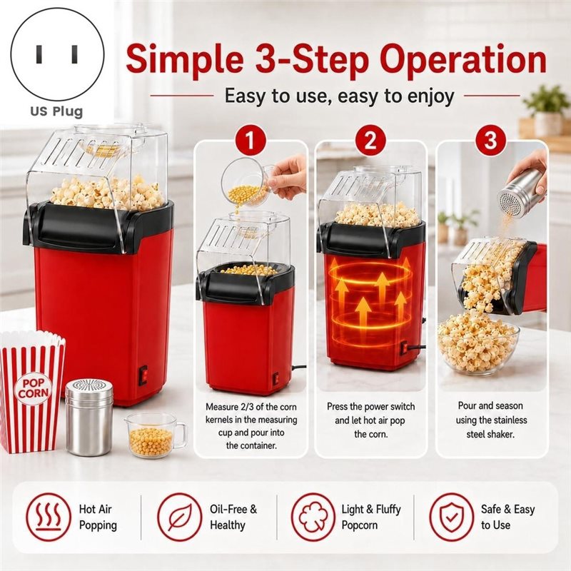 A74X-Macchina per popcorn ad a - Air Popcorn Maker recensione e prezzo