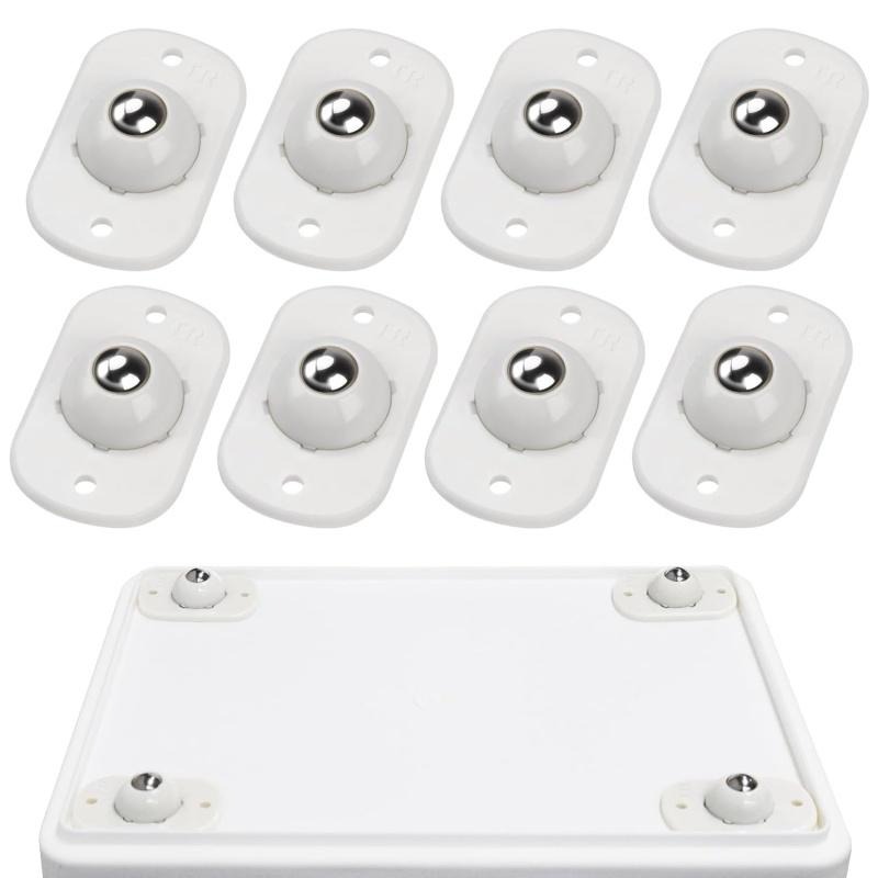 8 Rotelle Adesive Girevoli a 3 - Kitchen Appliances White recensione e prezzo