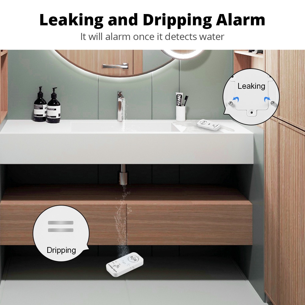 KERUI Wireless Water Sensor 90 - Kitchen Appliances Video recensione e prezzo