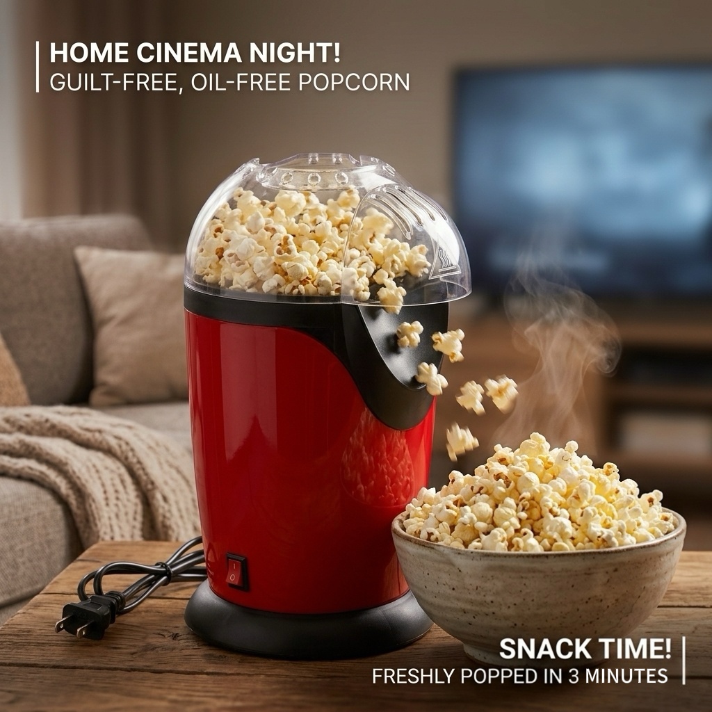 Macchina per Popcorn Elettrica - Air Popcorn Maker recensione e prezzo