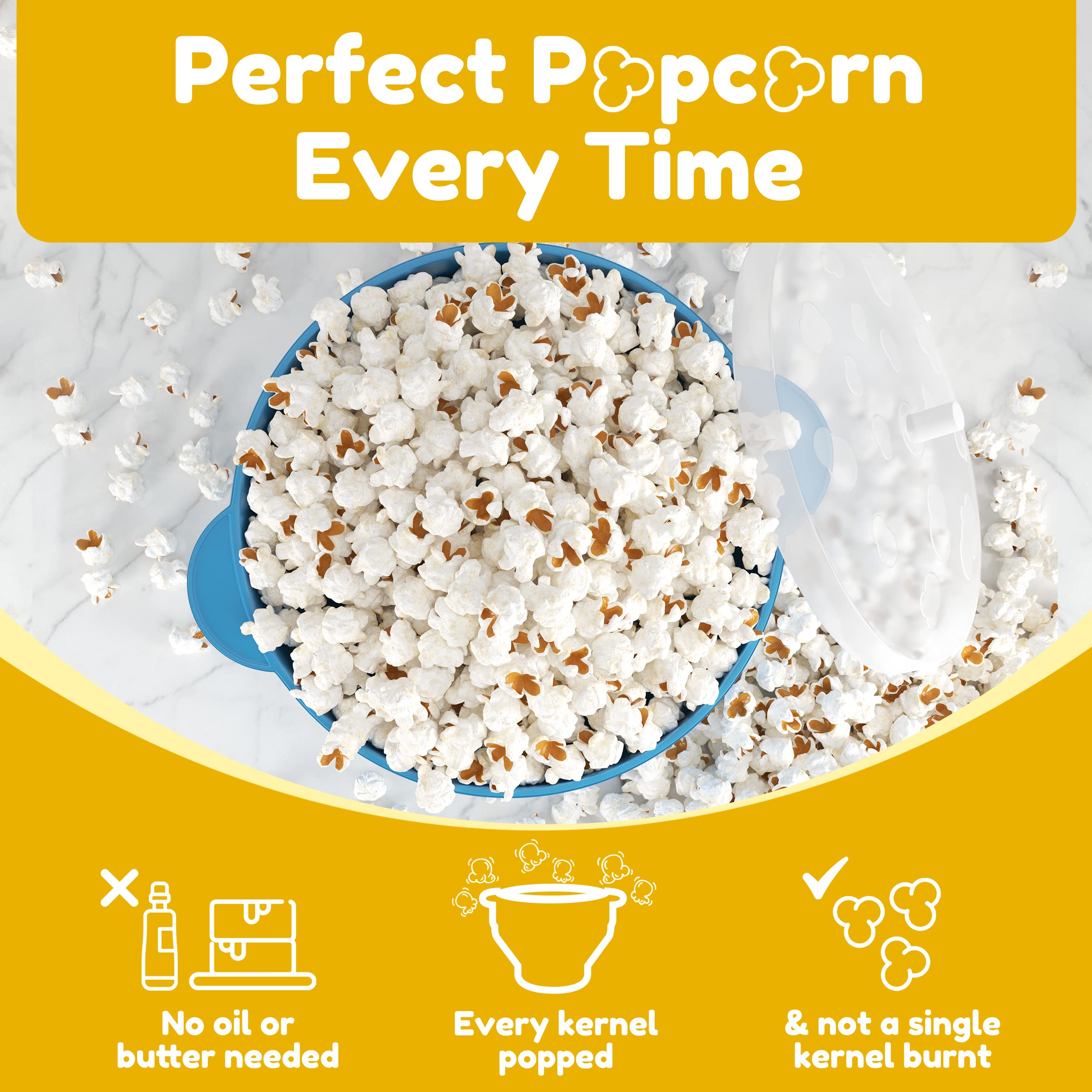 Microonde Silicone Popcorn Pop - Air Popcorn Maker recensione e prezzo