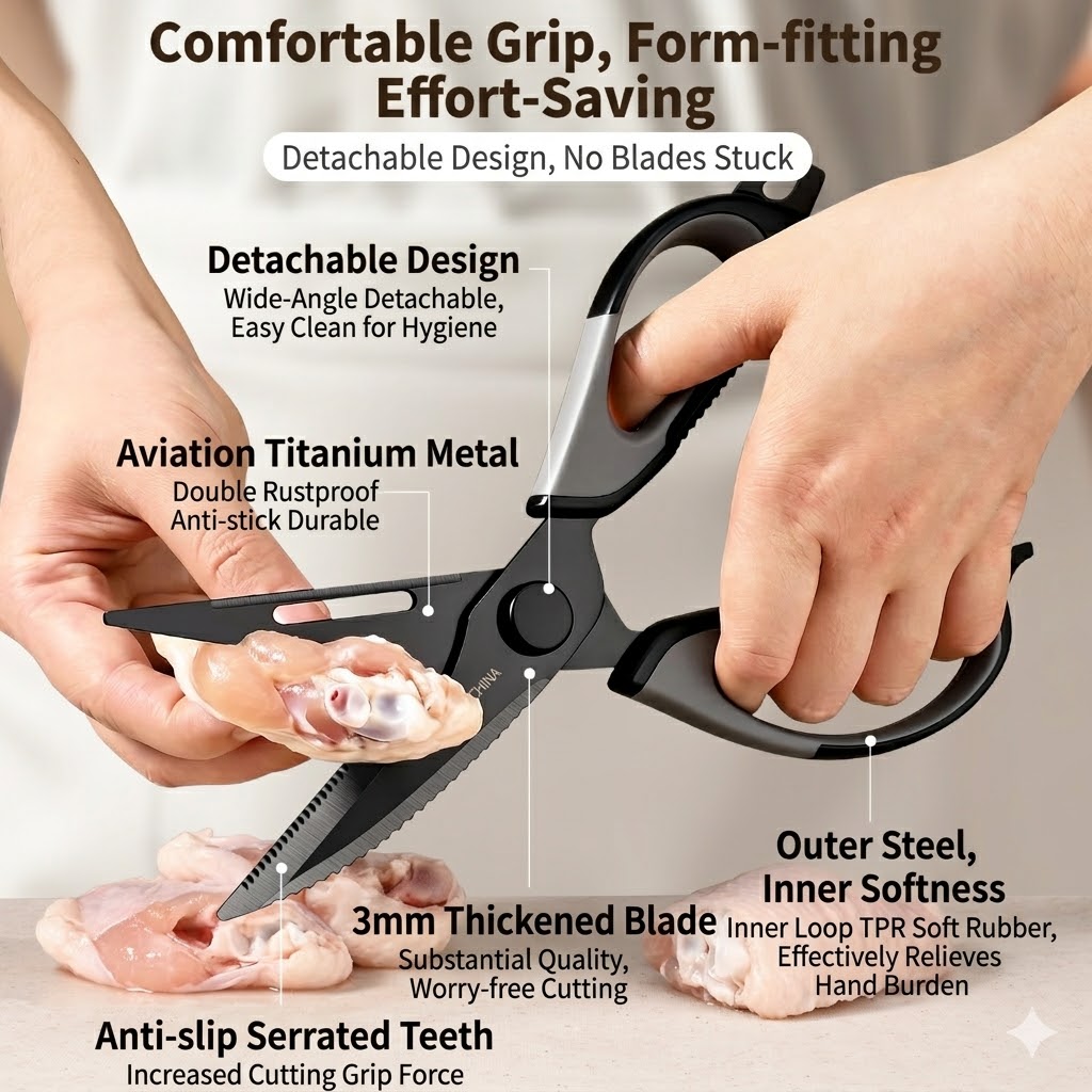 Forbici da cucina in titanio p - Kitchen Appliances Packages recensione e prezzo