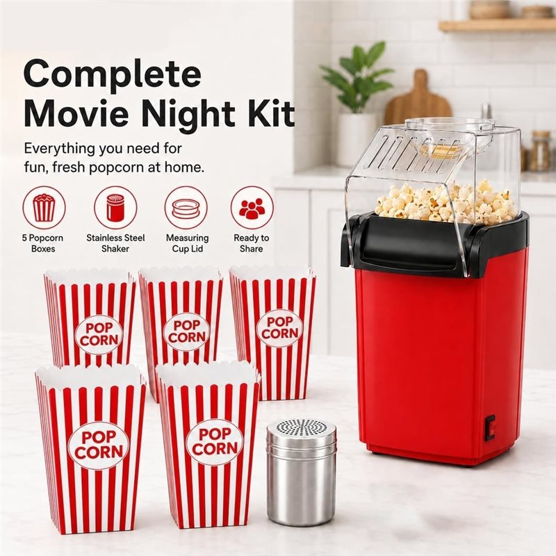 Macchina per popcorn ad aria c - Air Popcorn Maker recensione e prezzo